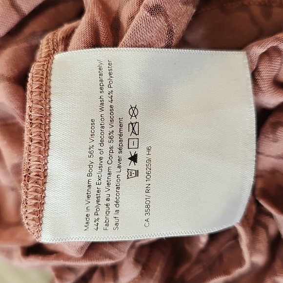 Lululemon Cates Tee Veil Sheer In Spiced Chai, Med *Holes - Read* - Picture 12 of 15